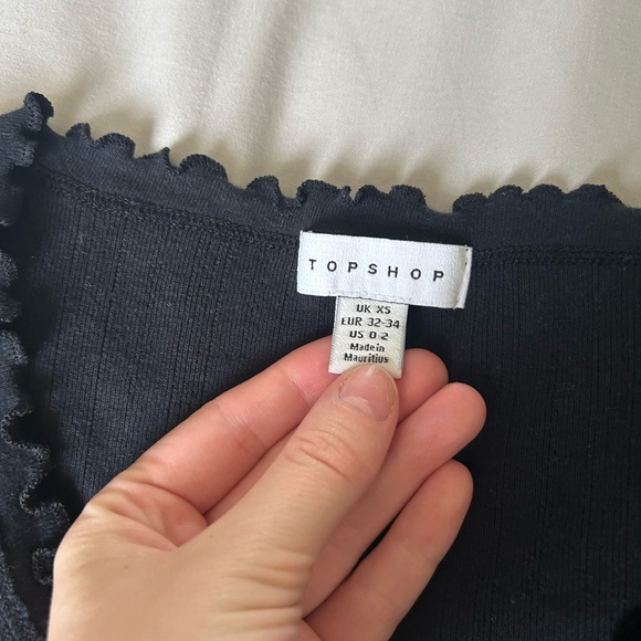 Topshop black top - Picture 4 of 7
